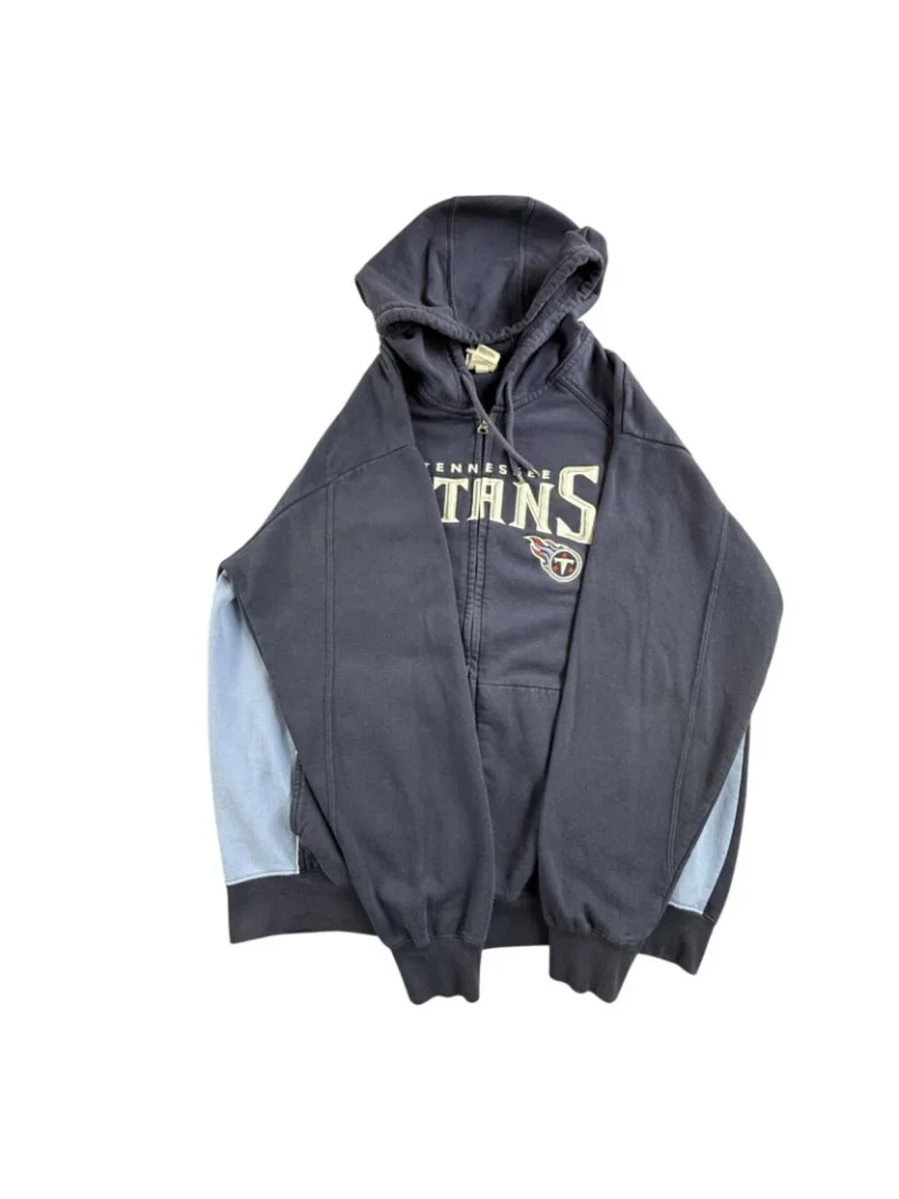 Vintage Tennessee Titans Hoodie Sweatshirt Mens Large Full Zip NFL Football - Picture 8 of 13